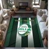 Ireland Rugby Crystal Velvet Rug, Custom Name Text Personalized Non‑Slip Floor Mat for Home Decor Gift