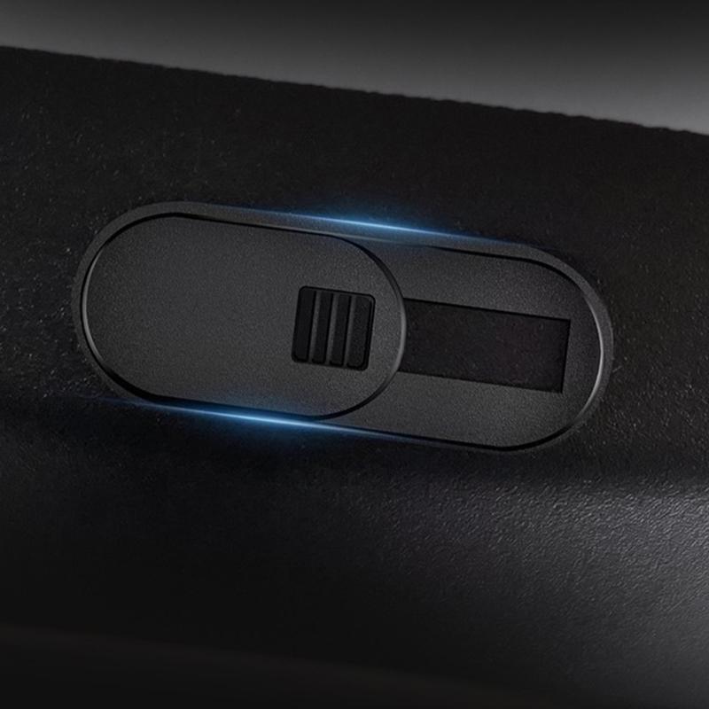 2pcs Fashion Webcam Privacy Cover Slide for Model 3 Y X S Car and Most Laptop Models Webcam Covers Slide Shield