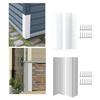 2Pcs Siding Corner Guards Protector with 89° Angles Rustproof Metal Corner Guard for Outdoor Wall Vinyls Siding Guards