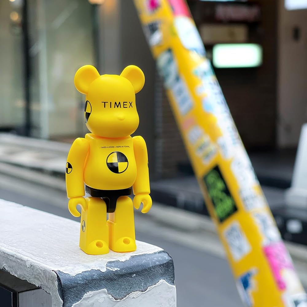 Timex BE@RBRICK 170th Anniversary TXBR100-YL Yellow Plastic Watch