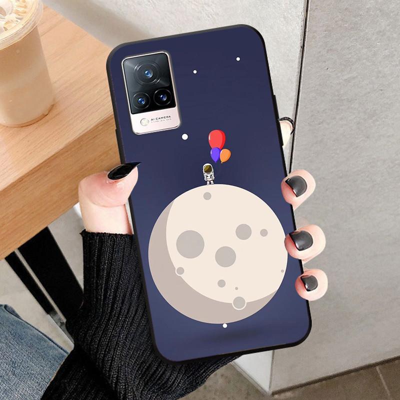 For Vivo V21 5G Case V2050 Silicone Soft Protective TPU Funda Cases for Vivo V21 4G Back Cover Bumper for VivoV21 V 21 5G V21E