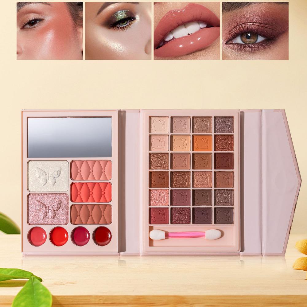 

с Зеркалом для макияжа Дорожный набор палеток для макияжа Все в одном Портативный набор для макияжа лица Подарок для макияжа Style B