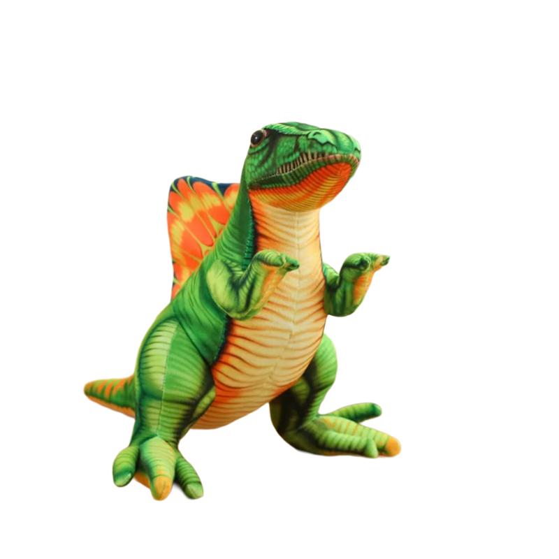 3545Cm Bambola Spinosauro Simulazione Giocattolo di Peluche Ripieno In Piedi Spaventoso Verde Blu Arancione Peluche Dinosauro Regalo di Compleanno