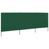 VidaXL Room Divider 3 Panels Fabric 400 X 120 Cm Green