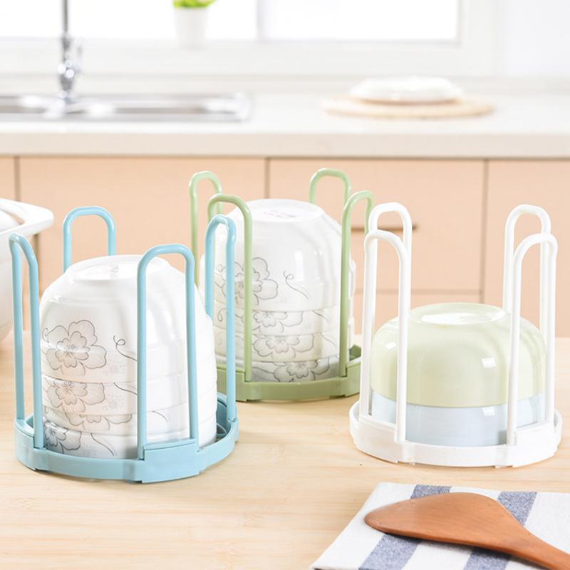 Creative Kitchen Organizer Holder Rack Cup Bowl Dish Tableware Drainer Holder Rack Kitchen Plate Grids Drainer Colanders Storage Frame