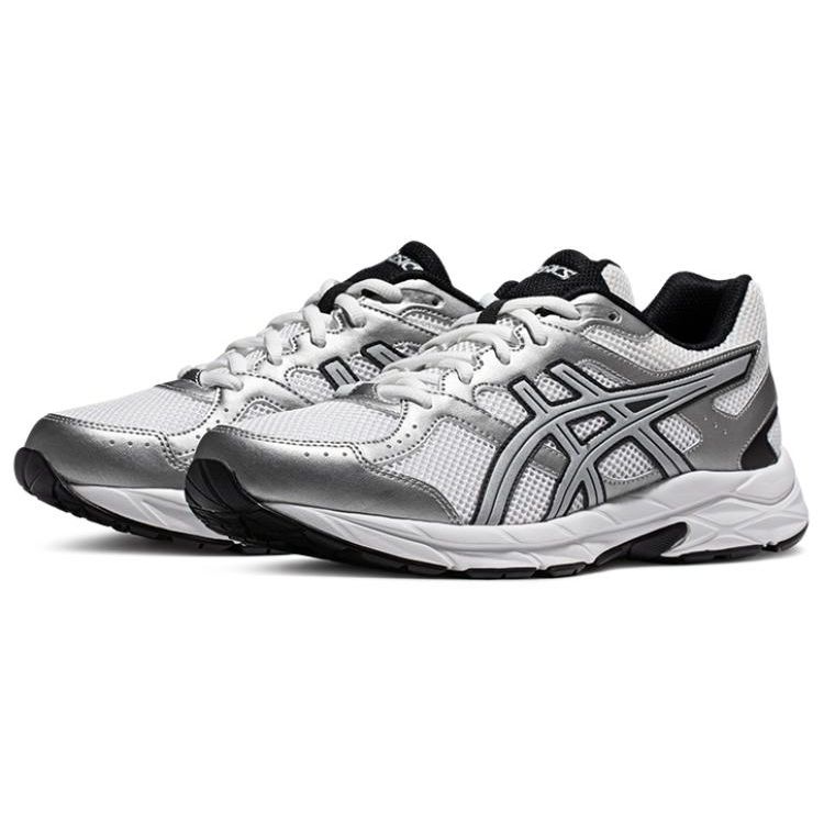 Asics Gel-Contend Lightweight Rebound Fabric Durable Breathable Low-Top Casual Running Shoes Men Sneaker Silver 1011B935-101