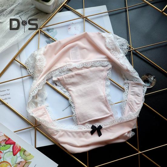 Damen-Unterwäsche aus Eisseide, sexy, niedrige Taille, Spitzenhöschen, nahtlos, unsichtbar, atmungsaktiv, Stretch-Unterhose