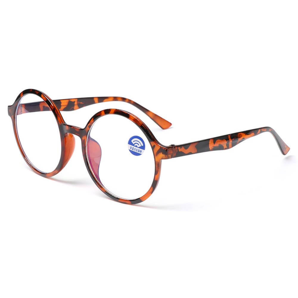 Anti-Blaulicht-Brille, runde Optik, ultraleicht, für Männer und Frauen, Anti-Strahlen, Strahlungsblockierung, Computer-Vision-Pflege-Spektakel