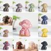 Figurine Chien Teddy Art Résine Décoration Cristal Pour Cadeau Et Décoration Intérieure
