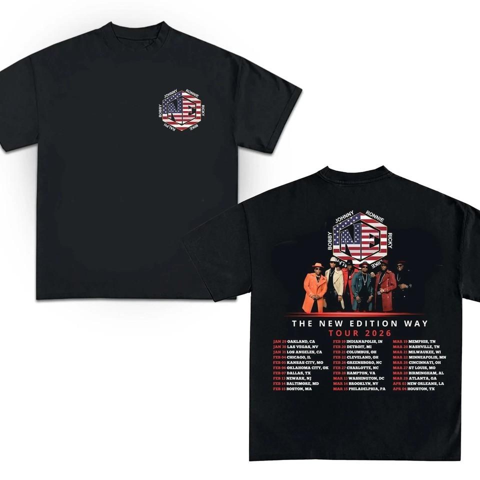 The New Edition Way Tour 2026 Unisex T-shirt S