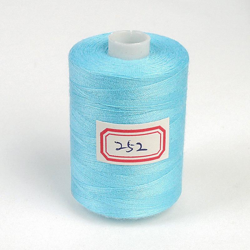 Hilo de Coser de Poliéster de Alta Velocidad 402 - 1000 Yardas, Colores Arcoíris, Ideal para Proyectos de Costura Casera y a Mano