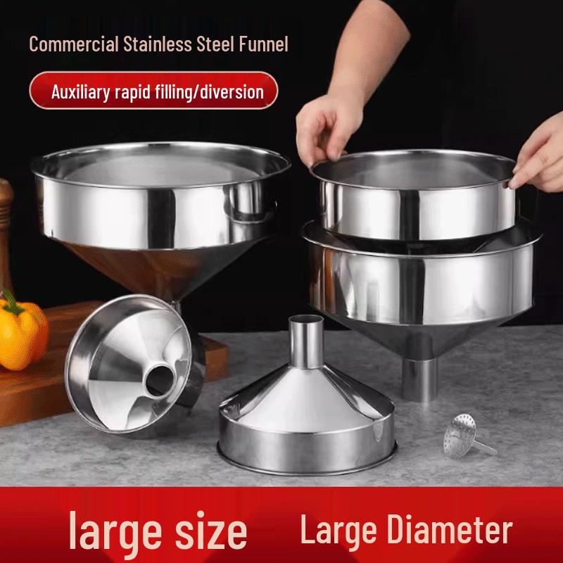 Thickened Stainless Steel Filter Funnel