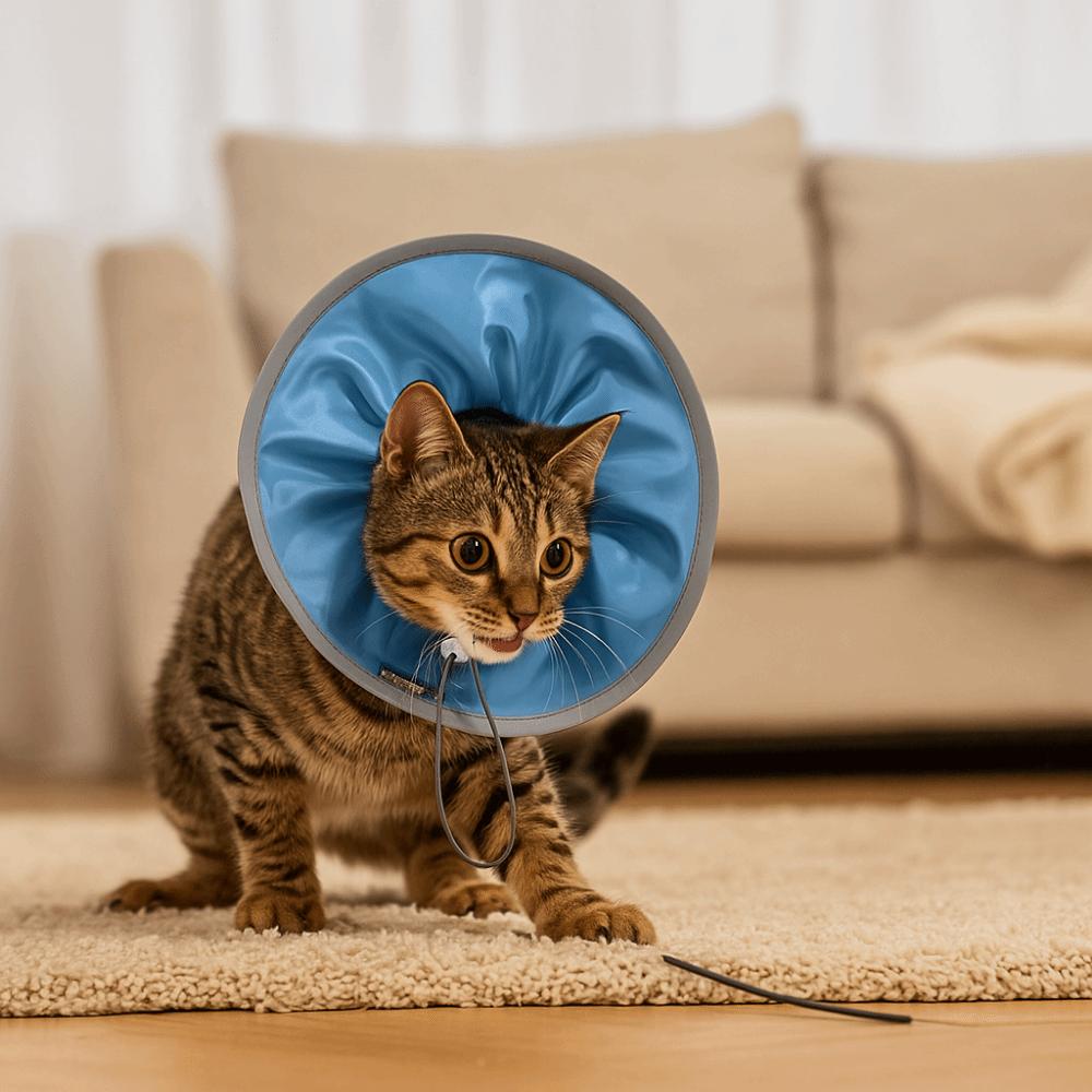 Anti Biting Pet Elizabethan Collar Anti-licking Cat Protective Collar  Neck Recovery