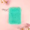 Mini Notepad Stylish Plush Mini Notebook Small Journal Book Keychain Diary For Stationery Enthusiast School Children