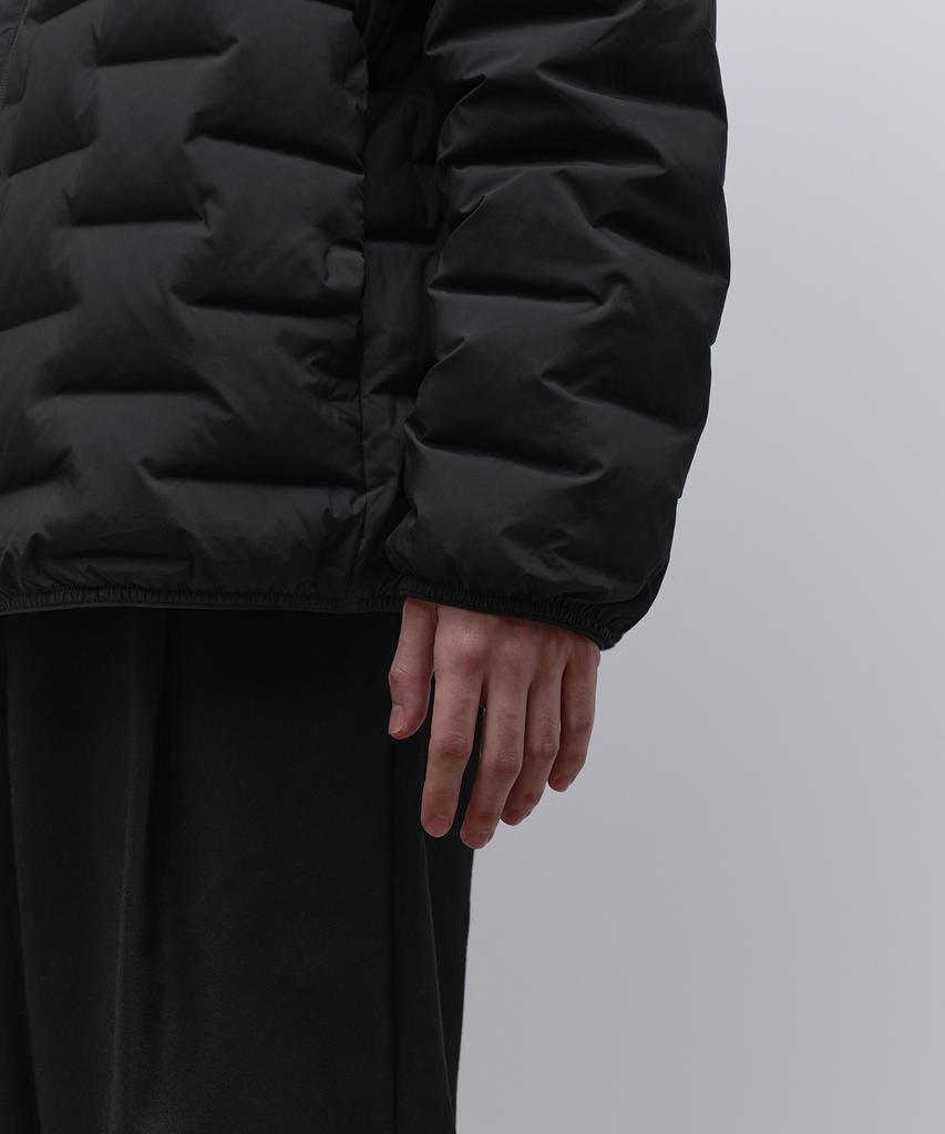 Musinsa Standard Brick Line Hooded Light Down Jacket [Black]