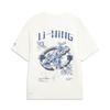 Li-Ning Loose Fit Round Neck Letter T-Shirt Unisex Tops ATSW309-2