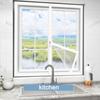 Window Screen Replacement Kit Mosquito-proof Fastener Tape Design Easy To Install Universal Fit DIY Adjustable Mesh Window Screen