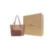 Coach Stadt PVC-Tragetasche, Einkaufstasche, Kombi-Tasche, Handtasche, Umhängetasche Groß Damen Braun 36658-IME74