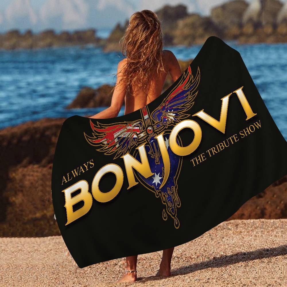 B-BonS J-Jovi Anime Beach Swimming Towel Soft Absorbent Washcloth Children's Gifts for Kids Travel Camping Gym