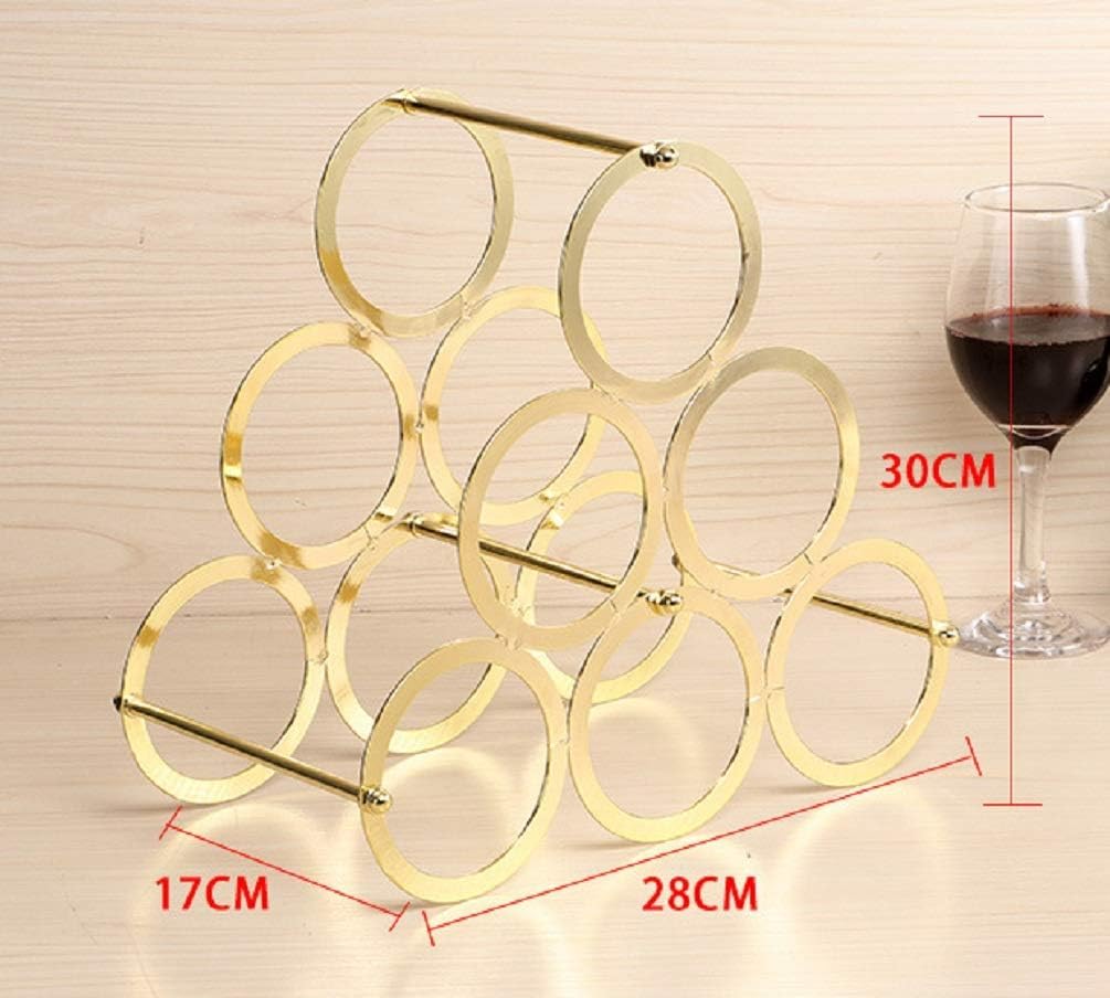 Adega Anberotta, Porta-Vinho, Suporta 6 Garrafas de Vinho ou Champanhe, Caixa de Armazenamento, Suporte, Decoração de Interior, N-W60