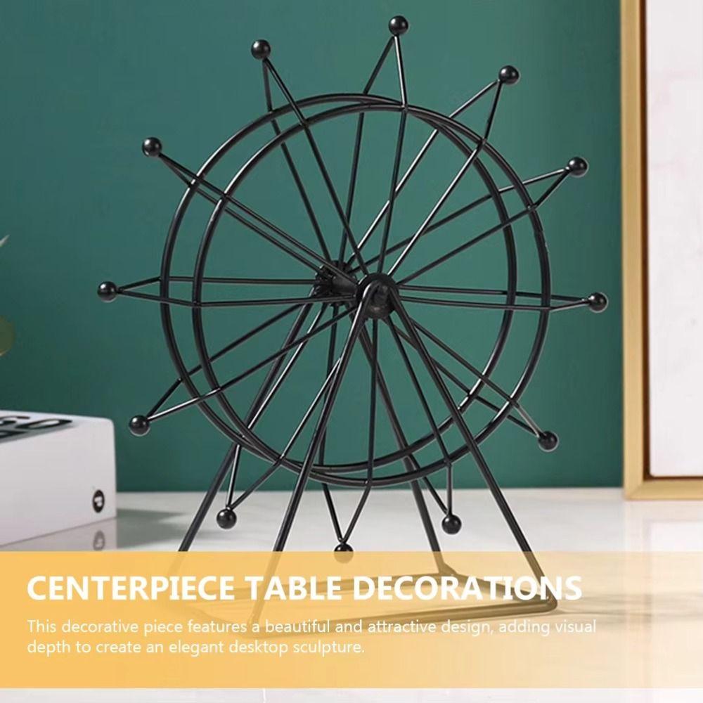 Collectible Retro Ferris Wheel Ornaments Handmad Ferris Wheel Table Decorations  Children Toys