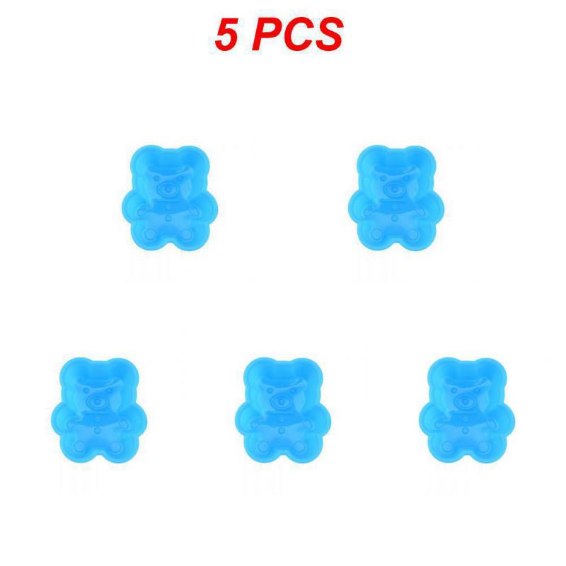 1/3/5 bucăți ceașcă din silicon pentru prăjituri, anti-aderent, în formă de urs, accesorii de bucătărie, unelte de copt, matriță pentru budincă, ceașcă Marfen