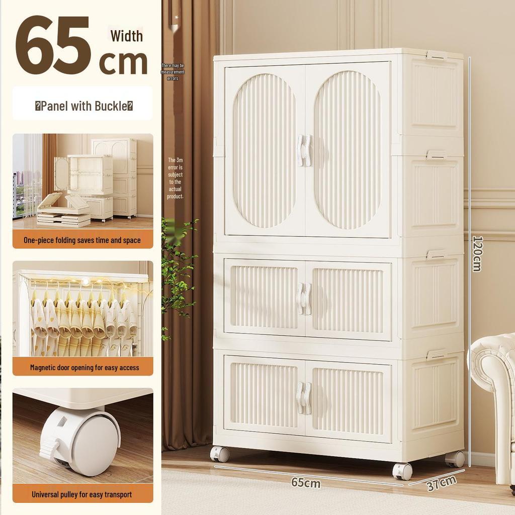 Foldable Plastic Wardrobe & Organizer for Baby and Children's Clothes