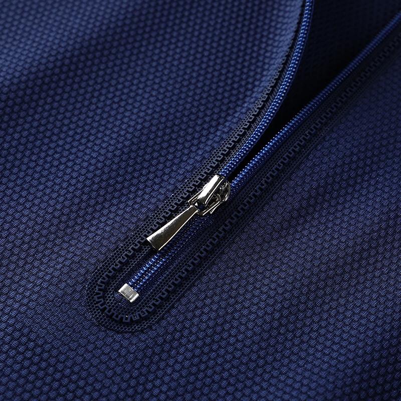 Herren Übergröße Eis-Seide Poloshirt