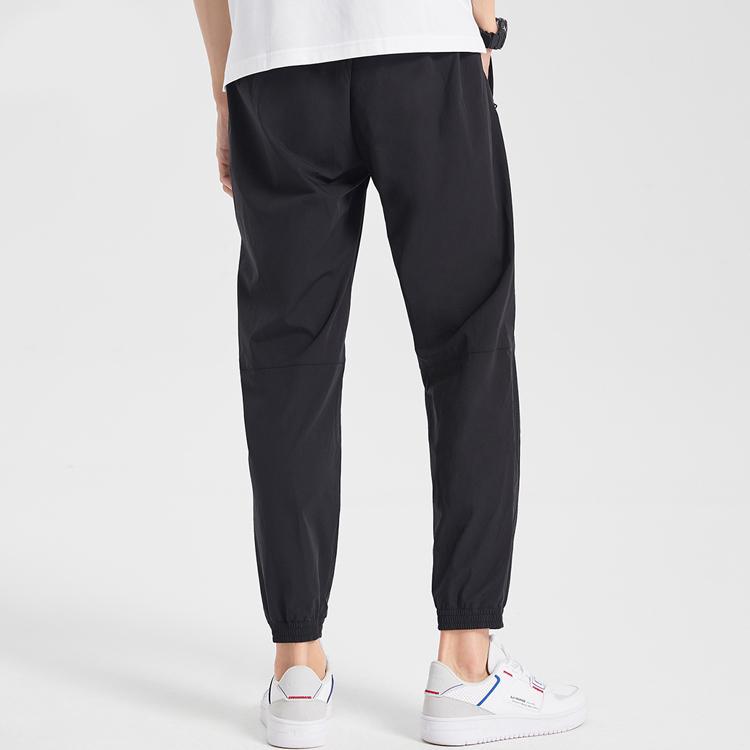 Li Ning Badfive Basketball Series Cuffed Sports Pants Men Bottoms Black AYKQ389-2