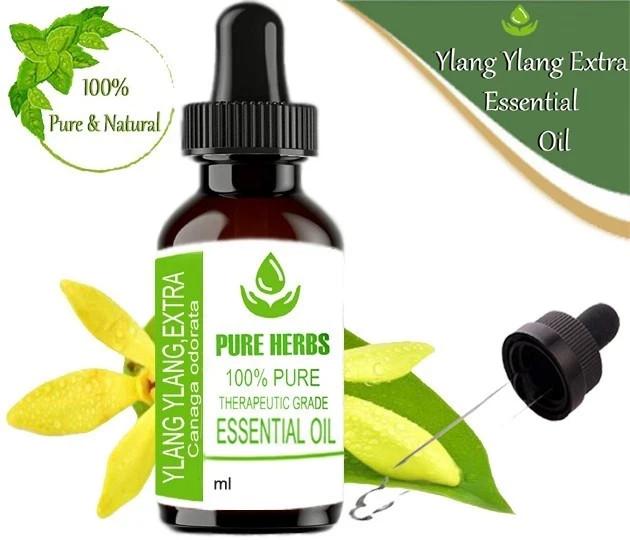 Pure Herbs Ylang Ylang Extra 100% Pure Canaga Odorata Essential Oil UKZA 693