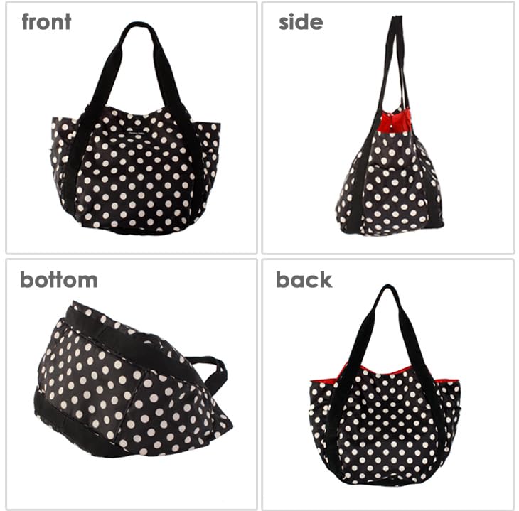 [Hannah Hula] Sports Round Tote Bag/Colorful Apple