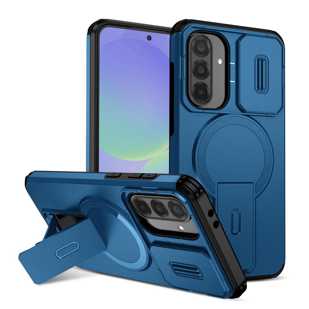 KEYSION Stoßfestes Magnetisches Case für Samsung A56 5G A36 A26 A16 Schiebbarer Kameraschutz Ständer Handyhülle für Galaxy A17 5G