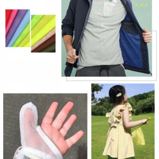 100X160cm Monolayer Mesh Net Fabric DIY Breathable for Lining Bag Pocket Gloves