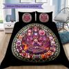 Devilish Glass Fantasy Pattern Bedding,Quilt Set Quilt Cover Pillowcase Home Birthday Gift (1*duvet Cover+2*pillowcase,without Core)