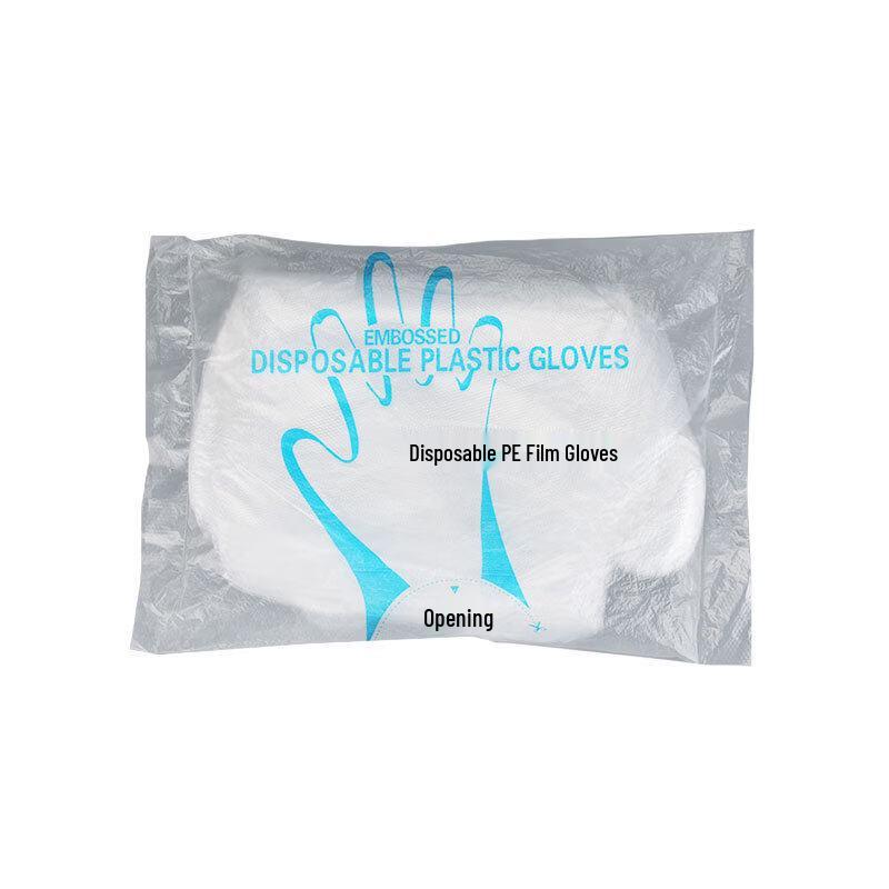 ZISIZ Heavy-Duty Transparent Disposable Paper Gloves