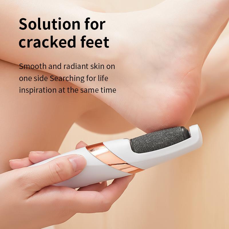 HOMFISH Electric Foot Grinder Automatic Foot Callus Rubbing Pedicure Dead Skin Callus Remover for Foot Beauty Machine