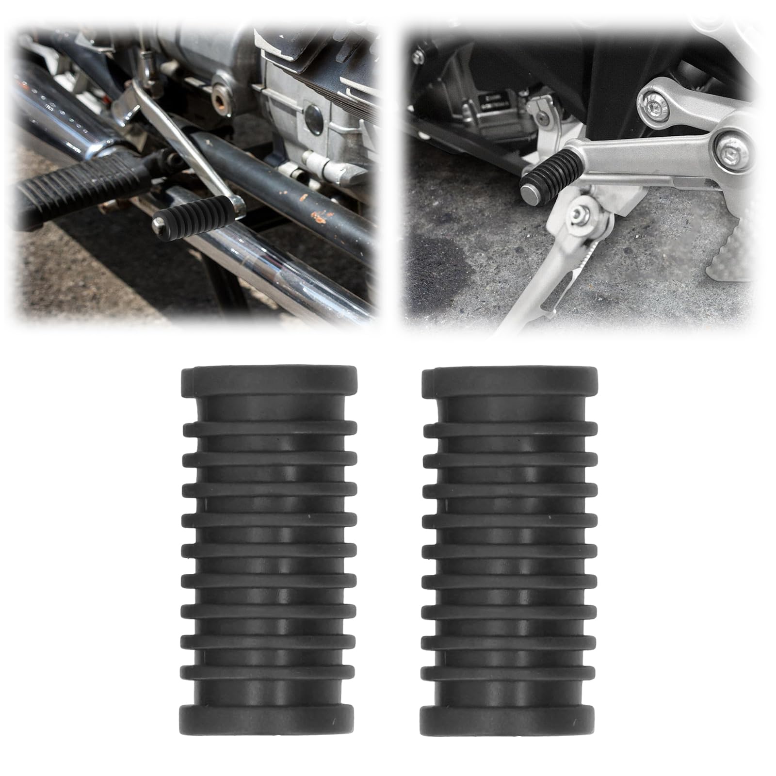 

DONGFANGB Motorcycle Shift Bike Parts Change Rubber Motorcycle Equipment Rubber Shift Pedal Cover Rubber 2 pieces