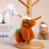 Mascot Vintage Pony Plush Keychain PP Cotton Chinese Horse Plush Keyring  Year of Horse