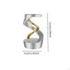 Defying Kinetic Desk Toy Desktop Rotating Gyroscope Decorative for Birthday Gift,Metal,Relaxing