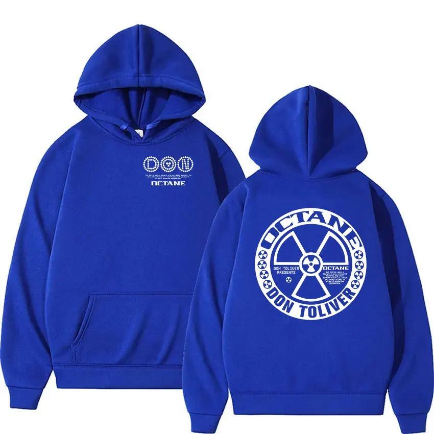 Don Toliver Octane Tour 2026 Print Hoodie Unisex Mode Langarm Oversized Sweatshirt Retro Pullover Fleece Kapuzenpullover Streetwear