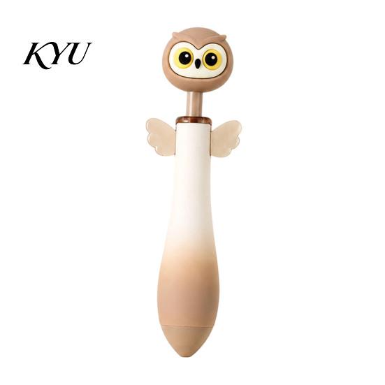 Cartoon Pens with Wings Cute Animal Ballpoint Pen, 0.7mm Smooth Writing Retractable Gel Stationery Gifts for Kids Pens, Owl/Chick/Penguin/Honeybee Pen