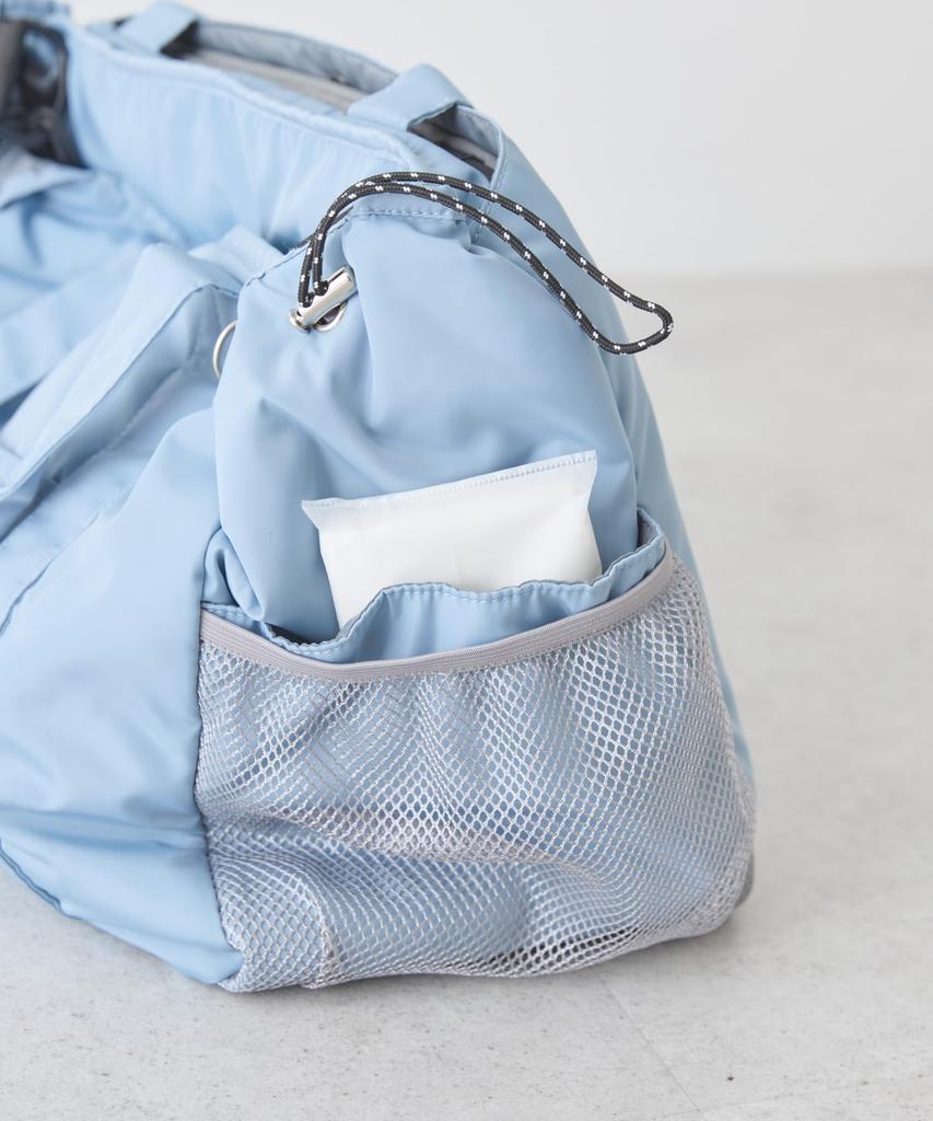 Tote Bag Bag Sax Blue F 2-Piece SetMultifunctional Mother's