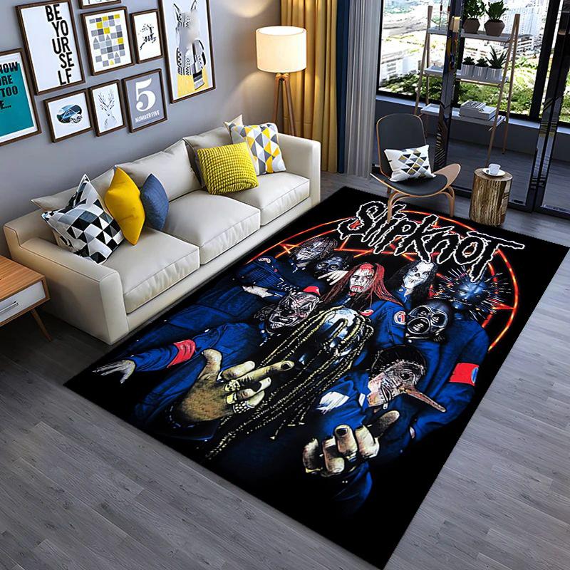 Slipknot: Chaos Rebellion carpet printing Suitable for all seasons Dormitory decoration Christmas gifts Bathroom mat