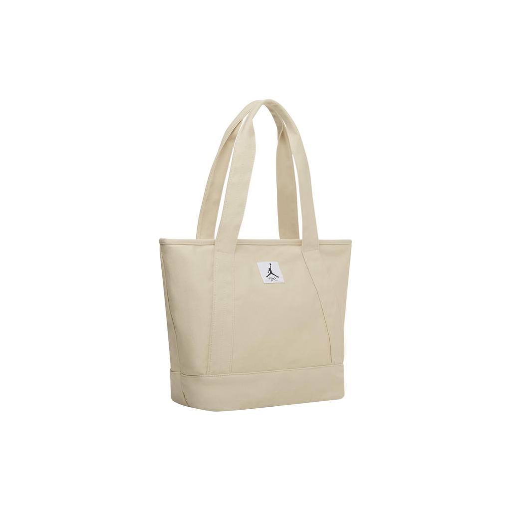 Jordan Flight Logo Solid Color Large Capacity Zipper Tote Bag Unisex Tote Bags Off-White JD2243019GS-001