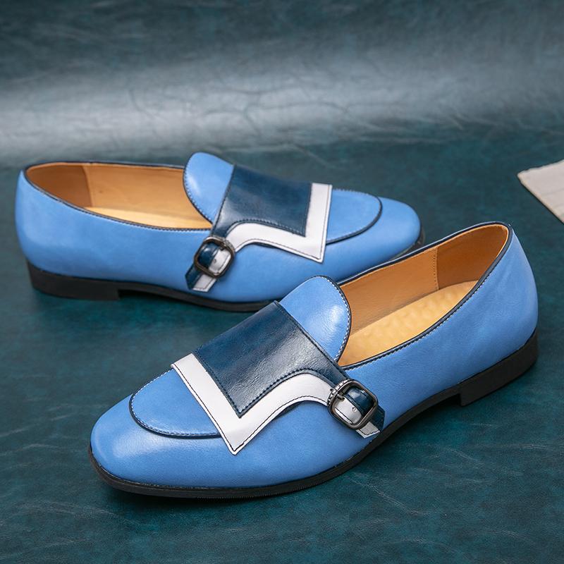 Fashion Men Casual Fashion Loafer Beige Business and Office Formal Shoes Lightweight Outdoor Comfortable Shoes Size 38-48 Men Shoes