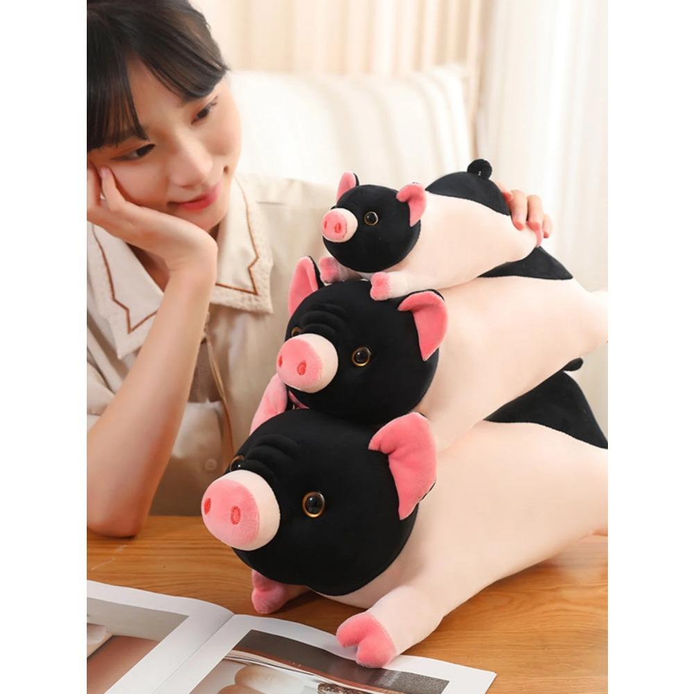 Cute Piglet Doll Pet Piggy Pillow Doo Pig Plush Toy Sleeping Doll Men and Women Birthday Gift Home Companion Decoration
