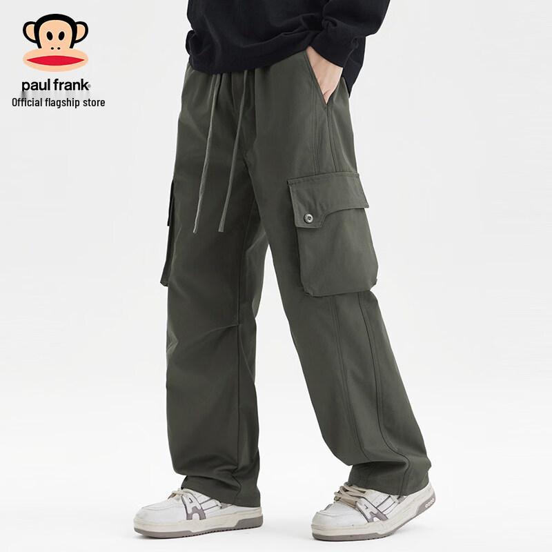 Paul Frank Men's American Retro Loose Fit Straight-Leg Cargo Pants