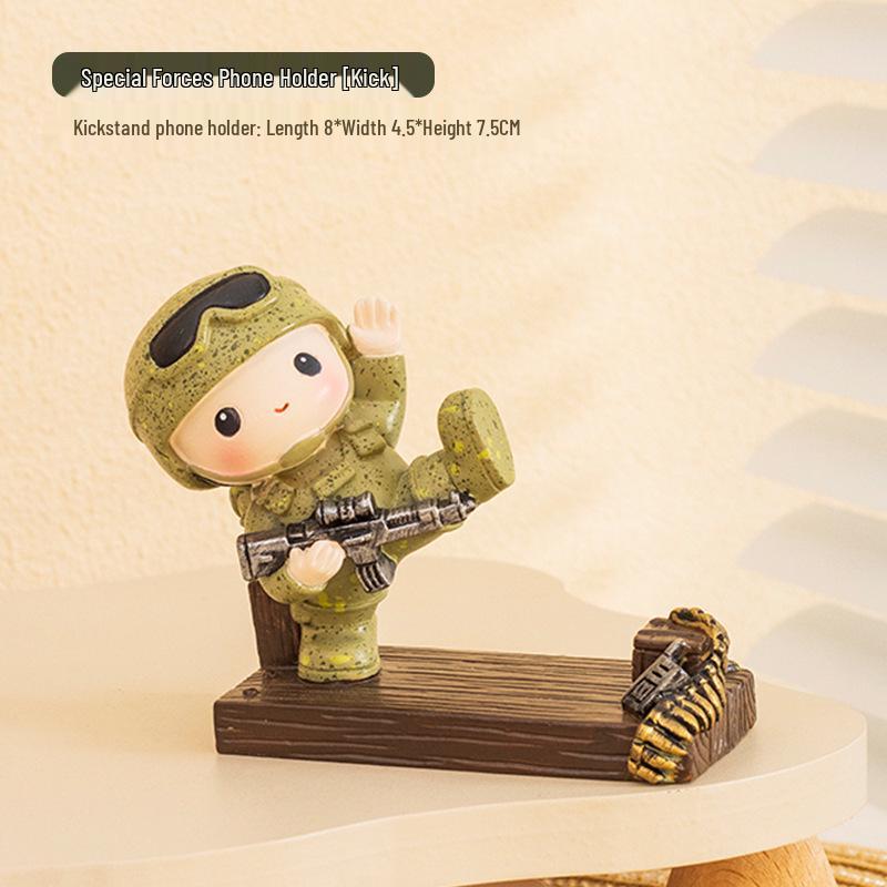 

Креативная подставка для телефона-солдата Военный сувенир Подарок на день рождения Сувенир для вечеринки