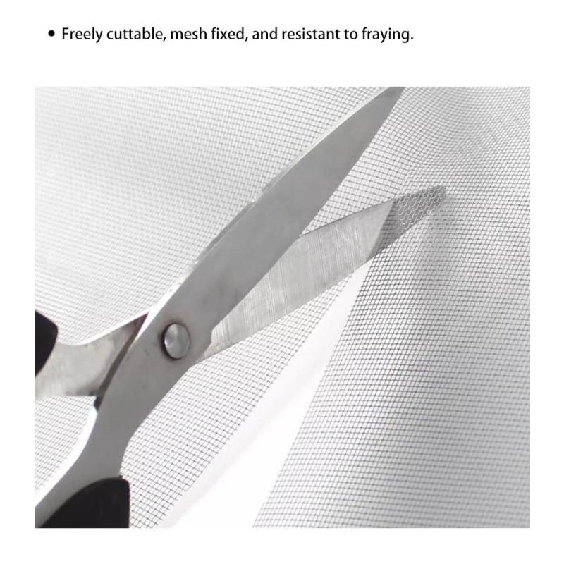 Tela de janela grande faça você mesmo, à prova de animais de estimação e resistente a mosquitos/insetos, adequada para varandas, jardins e muito mais