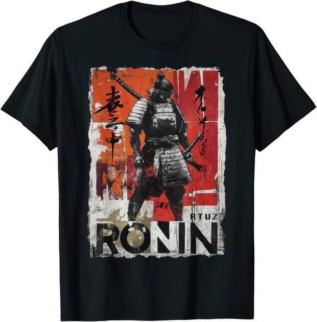 Samurai Sword Katana Ninja Japan Unisexga Anime Streetwear TShirt S